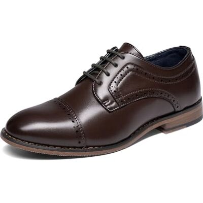 Bruno Marc Chaussures Garçon à Lacets Ville Oxford Classiques Habillées Confortable,Size 36,Marron/Foncé,Prince_K1 - Publicité Bruno Marc Chaussures Garçon à Lacets Ville Oxford Classiques Habillées Confortable,Size 36,Marron/Foncé,Prince_K1 - Publicité