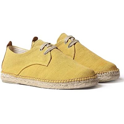 TONI PONS Espadrille à Lacets pour Hommes en Tissu de Coton Dixon Jaune, 39 EU - Publicité TONI PONS Espadrille à Lacets pour Hommes en Tissu de Coton Dixon Jaune, 39 EU - Publicité