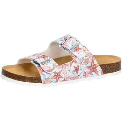 Lico Bioline Platino Mules pour Femme, Blanc/Multicolore, 38 EU, Blanc Multicolore, 38 EU - Publicité Lico Bioline Platino Mules pour Femme, Blanc/Multicolore, 38 EU, Blanc Multicolore, 38 EU - Publicité