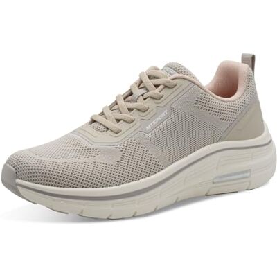 Marco Tozzi Femme Baskets léger Semelle Amovible optimale répartition du Poids élastique Laçage Sportif, Beige (Sand Comb), 40 EU - Publicité Marco Tozzi Femme Baskets léger Semelle Amovible optimale répartition du Poids élastique Laçage Sportif, Beige (Sand Comb), 40 EU - Publicité