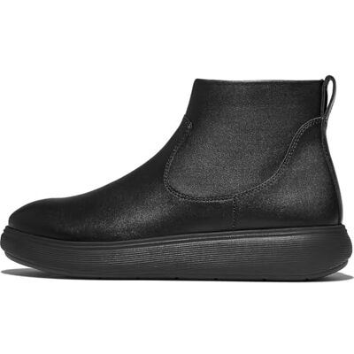 Fitflop Bottines Iq-comff en cuir avec fermeture éclair pour femme, tout noir, 40 EU - Publicité Fitflop Bottines Iq-comff en cuir avec fermeture éclair pour femme, tout noir, 40 EU - Publicité