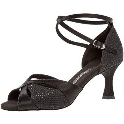 Diamant Femmes Chaussures de Danse Satin Noir 6,5 cm Flare Special Edition Taille: UK 4,5 - Publicité Diamant Femmes Chaussures de Danse Satin Noir 6,5 cm Flare Special Edition Taille: UK 4,5 - Publicité