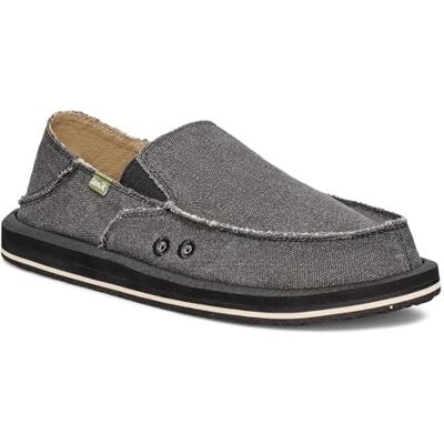 Sanuk Mocassins Donny pour homme Chaussures à enfiler pour homme Mocassins à enfiler pour homme Semelle intérieure en mousse à mémoire de forme, charbon, 41 EU - Publicité Sanuk Mocassins Donny pour homme Chaussures à enfiler pour homme Mocassins à enfiler pour homme Semelle intérieure en mousse à mémoire de forme, charbon, 41 EU - Publicité