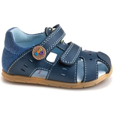 Pablosky Garçon Unisex Kinder Zig Sandales, Bleu, 20 EU Large - Publicité Pablosky Garçon Unisex Kinder Zig Sandales, Bleu, 20 EU Large - Publicité