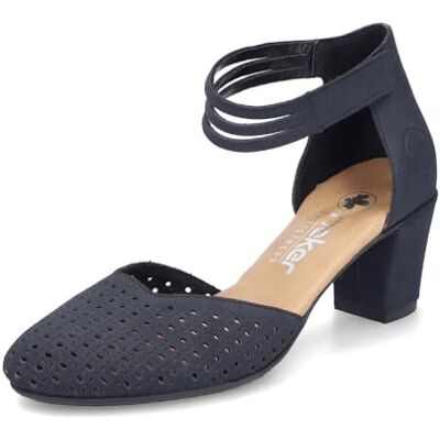 Rieker Escarpins Femme 41050, Pointure:40 EU, La Couleur:Bleu - Publicité Rieker Escarpins Femme 41050, Pointure:40 EU, La Couleur:Bleu - Publicité