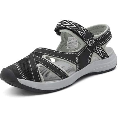 DREAM PAIRS Sandales de Randonnée Femme Bout Fermé Antidérapantes Protection Orteil Confortables Respirantes Séchage Rapide Marche Trekking Extérieur Été,Size 37,Noir,181103 - Publicité DREAM PAIRS Sandales de Randonnée Femme Bout Fermé Antidérapantes Protection Orteil Confortables Respirantes Séchage Rapide Marche Trekking Extérieur Été,Size 37,Noir,181103 - Publicité