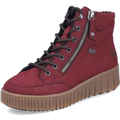 Rieker® Bottines FEMME bordeaux et à lacets et zip latéral Taille numeric_38 - Publicité Rieker® Bottines FEMME bordeaux et à lacets et zip latéral Taille numeric_38 - Publicité