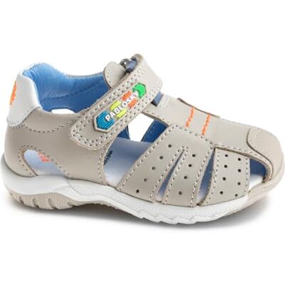 Pablosky Jauja Sandales, Gris, 20 EU - Publicité Pablosky Jauja Sandales, Gris, 20 EU - Publicité
