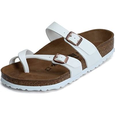 Birkenstock Mayari Sandales pour femmes Blanc Flor de bouleau blanc., 5.5/7 UK - Publicité Birkenstock Mayari Sandales pour femmes Blanc Flor de bouleau blanc., 5.5/7 UK - Publicité