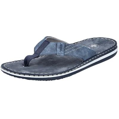 Rieker Homme 21043 Tongs, Bleu, 44 EU - Publicité Rieker Homme 21043 Tongs, Bleu, 44 EU - Publicité
