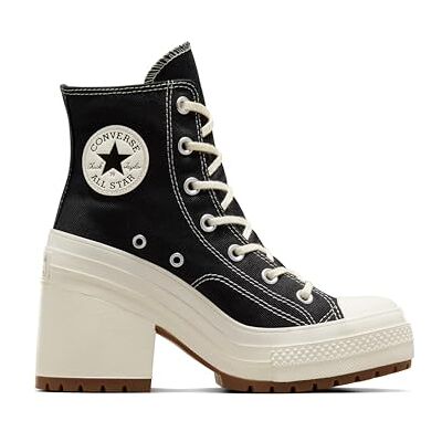 Converse Baskets à Talon Chuck 70 pour Femme, Noir/Aigrette, 41 EU - Publicité Converse Baskets à Talon Chuck 70 pour Femme, Noir/Aigrette, 41 EU - Publicité