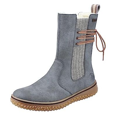 Rieker Femme Z4284 Bottine Chelsea, Blau, 39 EU - Publicité Rieker Femme Z4284 Bottine Chelsea, Blau, 39 EU - Publicité