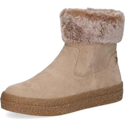 CAPRICE Bottes d'hiver femme sans talon Doublées Confortables, Beige (Sand Suede), 37 EU - Publicité CAPRICE Bottes d'hiver femme sans talon Doublées Confortables, Beige (Sand Suede), 37 EU - Publicité