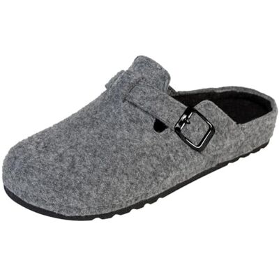 Buxa 155 Chaussons en Feutre pour Femmes, Fermeture à Boucle, Pantoufles pour Femme, Semelle Anatomique, Mousse à Mémoire (Gris, Système Taille Chaussures EU, Adulte, Femme, Numérique, Moyen, 36) - Publicité Buxa 155 Chaussons en Feutre pour Femmes, Fermeture à Boucle, Pantoufles pour Femme, Semelle Anatomique, Mousse à Mémoire (Gris, Système Taille Chaussures EU, Adulte, Femme, Numérique, Moyen, 36) - Publicité
