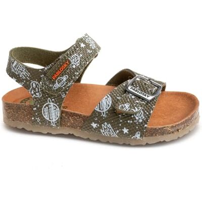 Pablosky Bio Sandale, Vert, 38 EU Large - Publicité Pablosky Bio Sandale, Vert, 38 EU Large - Publicité