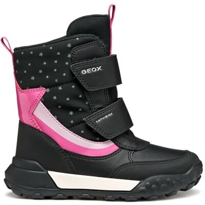 Geox J Trekkyup Girl B AB Bottines à la Cheville, Noir Fuchsia, 31 EU - Publicité Geox J Trekkyup Girl B AB Bottines à la Cheville, Noir Fuchsia, 31 EU - Publicité