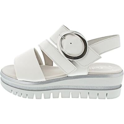 Gabor Damen Sandaletten, Frauen Sandalen,Best Fitting,Strandschuhe,Sommersandalen,Bequem,Flach,Sommerschuhe,Latte (Silber),38 EU / 5 UK - Publicité Gabor Damen Sandaletten, Frauen Sandalen,Best Fitting,Strandschuhe,Sommersandalen,Bequem,Flach,Sommerschuhe,Latte (Silber),38 EU / 5 UK - Publicité