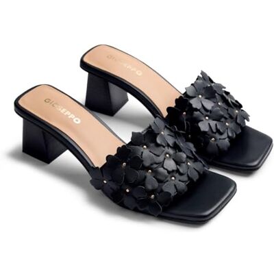 GIOSEPPO Femme Tangub Talon Ouvert, Noir, 41 EU - Publicité GIOSEPPO Femme Tangub Talon Ouvert, Noir, 41 EU - Publicité