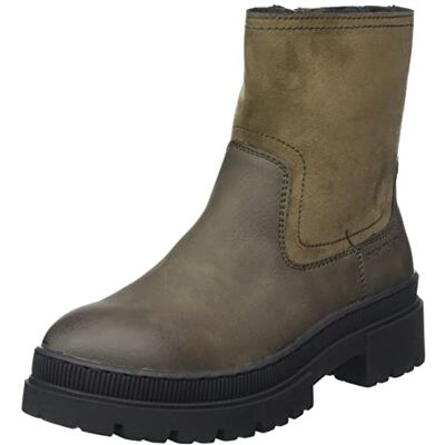 TOM TAILOR Femme Bottine, Kaki, 40 EU - Publicité TOM TAILOR Femme Bottine, Kaki, 40 EU - Publicité