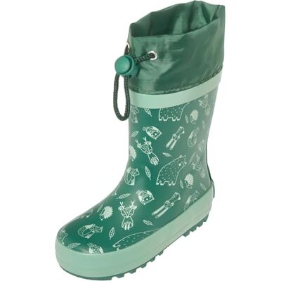 Playshoes Bottes de pluie unisexes pour enfant, Bleu pétrole animaux de la forêt, 32 EU - Publicité Playshoes Bottes de pluie unisexes pour enfant, Bleu pétrole animaux de la forêt, 32 EU - Publicité
