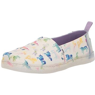 TOMS Garçon Fille Classic Alpargata Semelle de Mocassin, Aquarelle Blanche ombré Licornes, 19.5 EU - Publicité TOMS Garçon Fille Classic Alpargata Semelle de Mocassin, Aquarelle Blanche ombré Licornes, 19.5 EU - Publicité