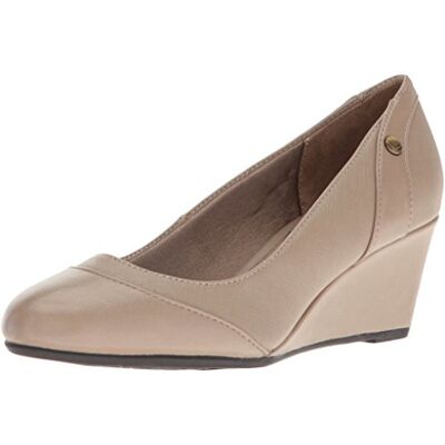 LifeStride Pompe compensée Dreams pour Femme, Stone, 36 EU - Publicité LifeStride Pompe compensée Dreams pour Femme, Stone, 36 EU - Publicité