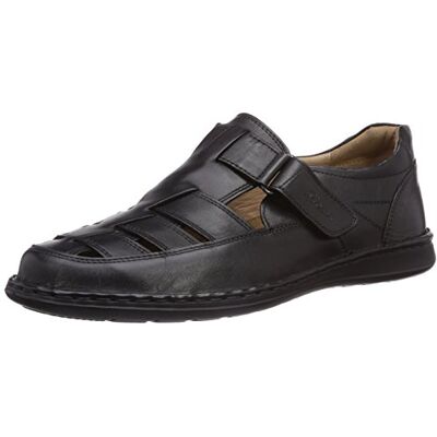 Sioux Pantoufles Elcino pour Homme, Noir, 42 EU - Publicité Sioux Pantoufles Elcino pour Homme, Noir, 42 EU - Publicité