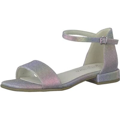 MARCO TOZZI Femme Damen Sandale Plate, Rainbow MET, 40 EU - Publicité MARCO TOZZI Femme Damen Sandale Plate, Rainbow MET, 40 EU - Publicité