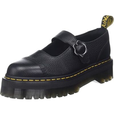 Dr. Martens Fleur Addina Chaussures Plates Mary Jane pour Femmes, Nappa Noir fraisé, 7 UK - Publicité Dr. Martens Fleur Addina Chaussures Plates Mary Jane pour Femmes, Nappa Noir fraisé, 7 UK - Publicité