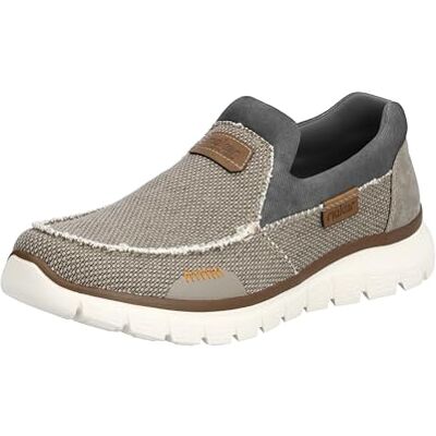 Rieker Homme B6651 Mocassin, Beige, 42 EU - Publicité Rieker Homme B6651 Mocassin, Beige, 42 EU - Publicité