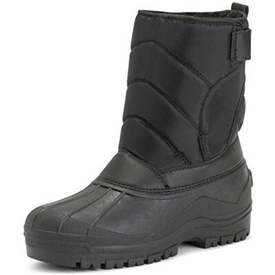 Polar Hommes Boue Nylon Sangle Canard Neige Hiver Pluie De Plein Air Bottes BLK42 AYC0147 - Publicité Polar Hommes Boue Nylon Sangle Canard Neige Hiver Pluie De Plein Air Bottes BLK42 AYC0147 - Publicité