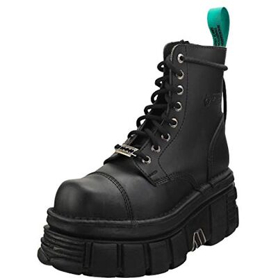 New Rock Combat Vegan Mixte Adulte Bottes Plate-Forme 38 EU - Publicité New Rock Combat Vegan Mixte Adulte Bottes Plate-Forme 38 EU - Publicité