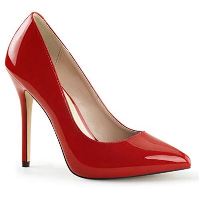 Pleaser AMUSE-20, Talons Femme Rouge (Red Pat), 37 EU - Publicité Pleaser AMUSE-20, Talons Femme Rouge (Red Pat), 37 EU - Publicité