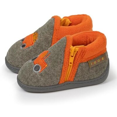Isotoner Chaussons pantoufles Bottillons bébé garçon à zip, faciles à enfiler, bon maintien du pied, semelle antidérapante, 27, kaki chiné - Publicité Isotoner Chaussons pantoufles Bottillons bébé garçon à zip, faciles à enfiler, bon maintien du pied, semelle antidérapante, 27, kaki chiné - Publicité
