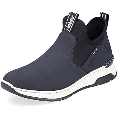 Rieker Femme Baskets M0053, Dame Chaussures à Enfiler,Semelle intérieure Amovible,laçage Rapide,Chaussure de Sport,Bleu (Blau Kombi / 14),40 EU / 6.5 UK - Publicité Rieker Femme Baskets M0053, Dame Chaussures à Enfiler,Semelle intérieure Amovible,laçage Rapide,Chaussure de Sport,Bleu (Blau Kombi / 14),40 EU / 6.5 UK - Publicité