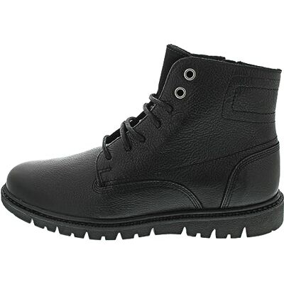Geox Homme Ghiacciaio Bateau cheville, Noir, 44 EU - Publicité Geox Homme Ghiacciaio Bateau cheville, Noir, 44 EU - Publicité