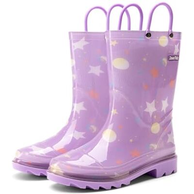 DREAM PAIRS Bottes de Pluie Enfant Garçon et Fille Imperméables et Légères Semelle Antidérapante Jeux Extérieurs,Size 31,Violet,KKUMRB2507 - Publicité DREAM PAIRS Bottes de Pluie Enfant Garçon et Fille Imperméables et Légères Semelle Antidérapante Jeux Extérieurs,Size 31,Violet,KKUMRB2507 - Publicité