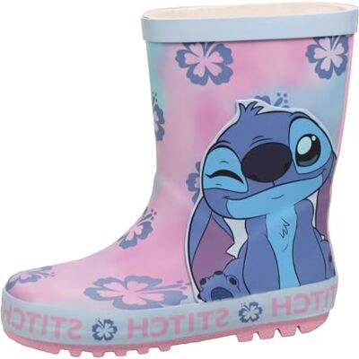 Disney Stitch Bottes de pluie en caoutchouc pour enfants, rose, 28 EU - Publicité Disney Stitch Bottes de pluie en caoutchouc pour enfants, rose, 28 EU - Publicité