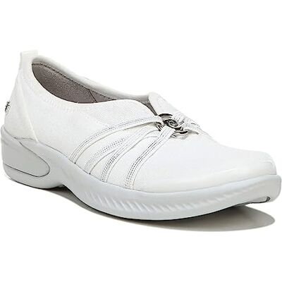 BZees Femme Niche Ballerines, Blanc Brillant, 40.5 EU Large - Publicité BZees Femme Niche Ballerines, Blanc Brillant, 40.5 EU Large - Publicité