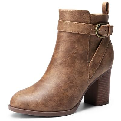 DREAM PAIRS Bottes Femme Bout Rond Classiques Fermeture Éclair Antidérapantes Confortables Bottines à Enfiler pour Automne Hiver - Publicité DREAM PAIRS Bottes Femme Bout Rond Classiques Fermeture Éclair Antidérapantes Confortables Bottines à Enfiler pour Automne Hiver - Publicité