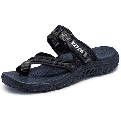 Skechers Women's Reggae-Seize The Day-Toe Thong Sandal Flip-Flop - Publicité Skechers Women's Reggae-Seize The Day-Toe Thong Sandal Flip-Flop - Publicité