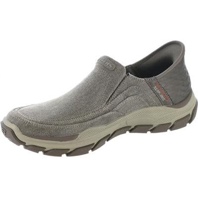 Skechers Respected Holmgren Chaussures à Enfiler pour Homme, Taupe, 11.5 Wide - Publicité Skechers Respected Holmgren Chaussures à Enfiler pour Homme, Taupe, 11.5 Wide - Publicité