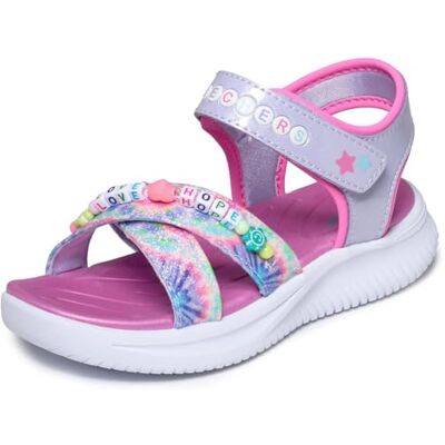 Skechers Sandales Jumpsters tie Dye BFFs pour fille, Lavande multicolore, 3 Little Kid - Publicité Skechers Sandales Jumpsters tie Dye BFFs pour fille, Lavande multicolore, 3 Little Kid - Publicité