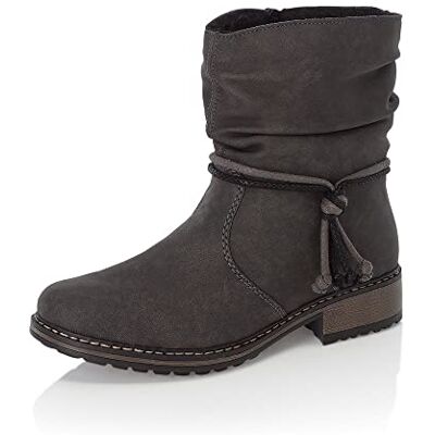 Rieker Femme Bottines Z6893, Dame Bottines,Bottillons,fourrée,Bottes,Botte,Demi-Botte,Chaussure de Transition,Gris (Grau / 45),41 EU / 7.5 UK - Publicité Rieker Femme Bottines Z6893, Dame Bottines,Bottillons,fourrée,Bottes,Botte,Demi-Botte,Chaussure de Transition,Gris (Grau / 45),41 EU / 7.5 UK - Publicité