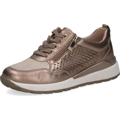 CAPRICE Baskets Femme Basses, Marron (Taupe MET.Comb), 41 EU - Publicité CAPRICE Baskets Femme Basses, Marron (Taupe MET.Comb), 41 EU - Publicité
