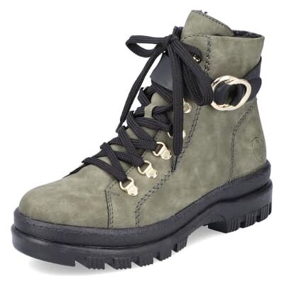 Rieker Femme X9023 Botte Tendance, Vert, 37 EU - Publicité Rieker Femme X9023 Botte Tendance, Vert, 37 EU - Publicité