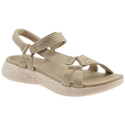 Skechers Sandales de sport Go 600-Brilliancy pour femme, beige, 6 UK - Publicité Skechers Sandales de sport Go 600-Brilliancy pour femme, beige, 6 UK - Publicité