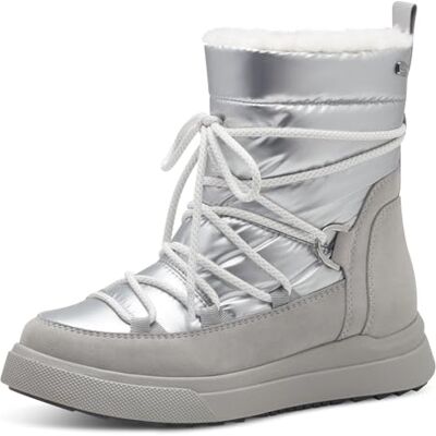 Jana bottines hiver femme à lacets déperlantes vegan, Lt Grey/Silver, 41 EU - Publicité Jana bottines hiver femme à lacets déperlantes vegan, Lt Grey/Silver, 41 EU - Publicité