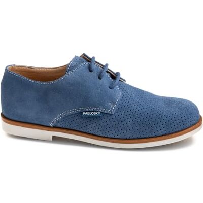 Pablosky Pío Tissu Oxford, Bleu, 37 EU - Publicité Pablosky Pío Tissu Oxford, Bleu, 37 EU - Publicité
