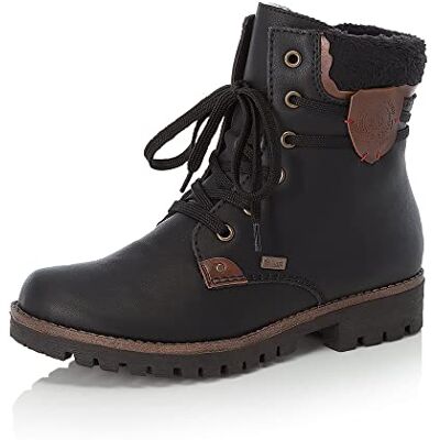 Rieker femme Bottines 785G5, dame Bottines à lacets,hydrofuge,riekerTEX,bottes,chukka boot,demi-bottes,botte à lacets,noir (schwarz / 02),36 EU / 3.5 UK - Publicité Rieker femme Bottines 785G5, dame Bottines à lacets,hydrofuge,riekerTEX,bottes,chukka boot,demi-bottes,botte à lacets,noir (schwarz / 02),36 EU / 3.5 UK - Publicité